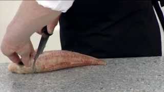 How to doublefillet a Red Mullet  211 [upl. by Wisnicki]