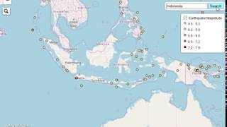 Earthquake Web Mapping Created in QGIS [upl. by Mila]