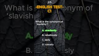 English Test  C1C2 advancedenglish english learnenglish testy shorts quiz vocabulary [upl. by Zap19]