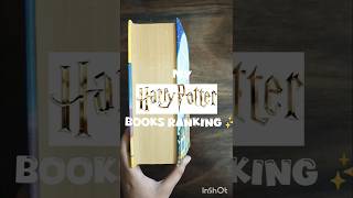 Ranking Harry Potter Books🪄 booktok english harrypotter nostalgia bookreview booktube novel [upl. by Nadnerb]