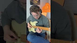 Single pickup Coodercaster blues licks [upl. by Heyra]