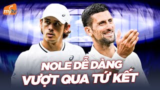 NOVAK DJOKOVIC CÙNG RYBAKINA HIÊN NGANG TIẾN VÀO BÁN KẾT  WIMBLEDON 2024  MYTV SPORTS [upl. by Airekal]