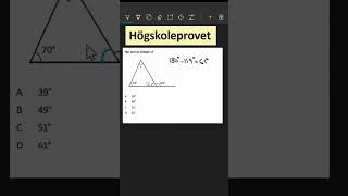 Högskoleprovet matematik matte enkelt utbildning högskoleprovet tips tricks studera skola [upl. by Eirolam]