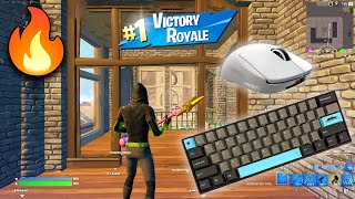 Custom GK61 Keyboard🔥Fortnite Keyboard Sounds ASMR Gameplay Tilted Towers ZoneWars [upl. by Codee]