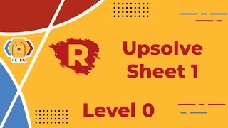 R Hexagons  Level 0 2025  Upsolve Sheet 1  Data Types amp Conditions [upl. by Jordon]