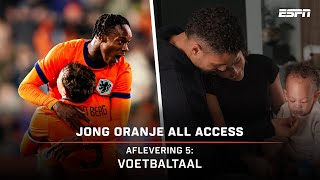 👑 ORANJE schrijft GESCHIEDENIS amp THUIS bij DEVYNE RENSCH 🏠  Jong Oranje All Access  Aflevering 5 [upl. by Jorrie630]