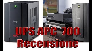 APC Backb UPS BX BX700 recensione e scheda tecnica [upl. by Omissam197]