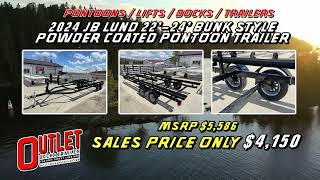 Outlet Dock and Trailer Pontoon Sale [upl. by Camella]