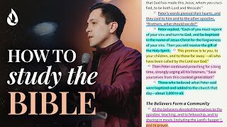 How Do I Study the Bible  5 SIMPLE Bible Study Keys [upl. by Ranee]