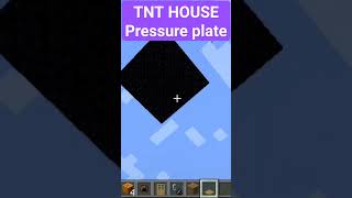 Minecraft TNT house with pressure plate minecraft [upl. by Leoy]