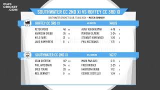 Southwater CC 2nd XI v Roffey CC 3rd XI [upl. by Nonrev]