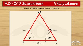 Construction of an Equilateral Triangle  Class 7  CBSE  NCERT  ICSE [upl. by Nuawaj]