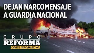 Dejan narcomensaje contra Guardia Nacional  Corte Informativo [upl. by Rickert]