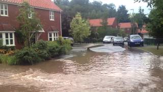 Flooding in Southwell Notts [upl. by Ameg392]