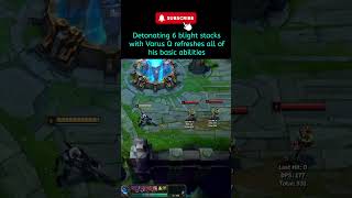 league of legends Detonating 6 blight stacks with Varus Q refreshes his basic abilities varus adc [upl. by Ilahtan]