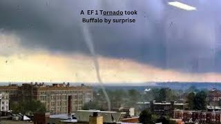 EF1 TORNADO HITS BUFFALO NY BY SURPRISE TORNADO surprise [upl. by Noyes]