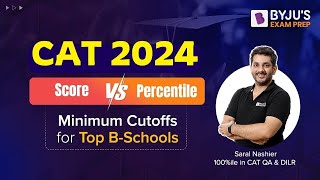 CAT 2024  CAT Score vs Percentile  Understanding the Concept of CAT Marks vs Percentile  BYJUS [upl. by Ahsilak4]