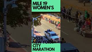 NEW YORK CITY MARATHON 2024  MENS amp WOMENquotS MILE 19 [upl. by Grim141]