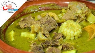 Mole de Olla Verde con Carne de Res [upl. by Lewendal]