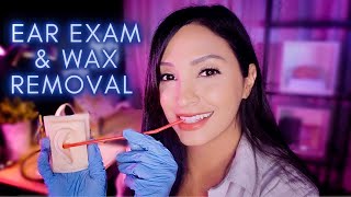 ASMR 👂🏻 Detailed Ear Exam and Cleaning  WAX EXTRACTION  RANDOM TRIGGERS [upl. by Eiramanad900]