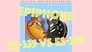 Epiphone ES339 vs ES335 [upl. by Quickel]