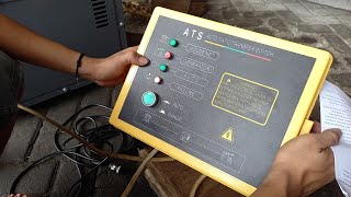 TEST GENSET FIRMAN 5000WATT PLUS ATS automatic transfer switch [upl. by Shargel]