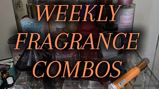 Weekly Fragrance Layering Tray Perfume Combos beingarlenegloriously6831 [upl. by Ziegler]