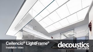 Decoustics Ceilencio® LightFrame® Installation Video [upl. by Cammi]