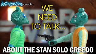 Star Wars Stan Solo Vintage Movie Accurate Greedo Figure  Kenner Style [upl. by Nnayhs]