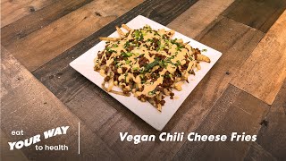 VEGAN Chili Cheese Fries 🍟 Recipe [upl. by Mcdade]