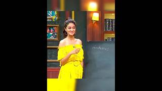 spelling test challenge Ananya vs chakki Pandey shortvideos shorts funny viral interview funny [upl. by Ahseeyt214]