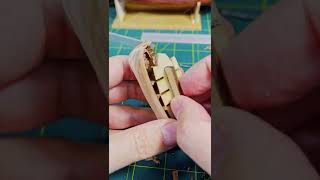 Ship modeling Building a small wooden boat Scale 172 [upl. by Enitnelav]