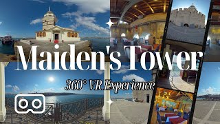 Lets Explore the Maidens Tower  Kız Kulesi 360° VR Video [upl. by Gilder]