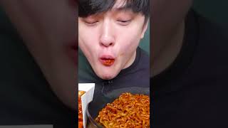 ASMR MUKBANG Eating extreme SPICY Noodles [upl. by Egan642]