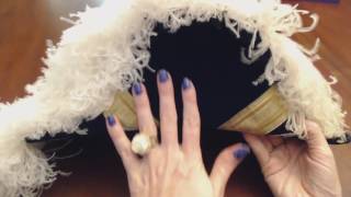 ASMR  Ostrich FeatherVelvet Hat Whisper [upl. by Zennie]