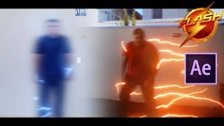 The Flash Efeito de atravessar parede After Effects [upl. by Aicnom]