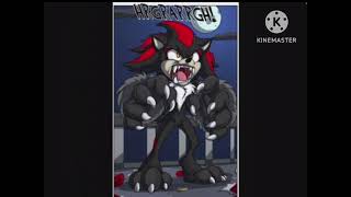 shadow the werehog transformation comic read part 2 reverse [upl. by Leirraj]