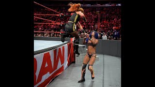 RAW 9919  Becky Lynch amp Charlotte Flair vs Sasha Banks amp Bayley 12 [upl. by Ittak]