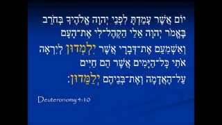 Understanding Hebrew verb structure  Part 1 [upl. by Ranit]