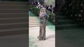 Kim Kardashian at The Met Gala 2024 [upl. by Enniotna]