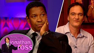 Denzel Washington Confronts Quentin Tarantino About Never Working Together  Jonathan Ross [upl. by Ayeka]