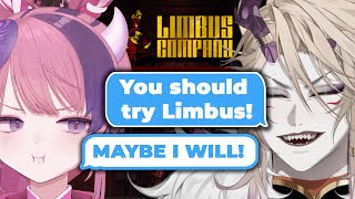 How I Convinced Ironmouse to Download Limbus Company [upl. by Casmey868]