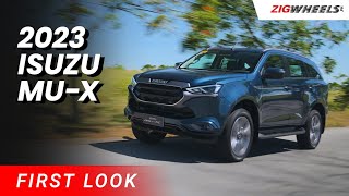 2023 Isuzu muX LSE 4x4 First Look  ZigwheelsPh [upl. by Nibroc]