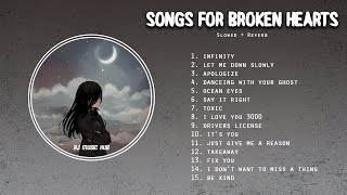 Songs for Broken Hearts  The Best Sad Love Tracks  Sad songs for sad people  Best Slowed Songs [upl. by Acinat]