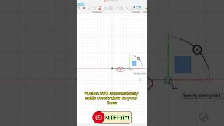 Learn the Line Sketch Tool  Fusion 360 for Beginners [upl. by Assirat855]