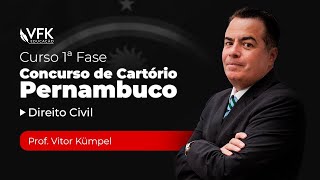 Curso 1ª fase Concurso de Pernambuco  Direito Civil [upl. by Ahsiekyt]