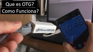 Que es el USB OTG Como funciona [upl. by Aielam28]