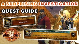 How to do quotA Surprising Investigationquot Quest  20th Anniversary Event ► WOW The War Within [upl. by Haerr]