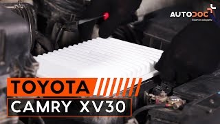 Cambio filtro aria Toyota Camry XV30 TUTORIAL  AUTODOC [upl. by Whipple450]