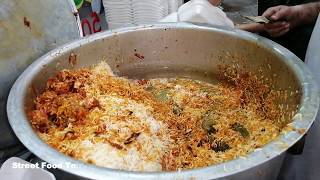 Pak Ghazi Biryani Street Food Of Peshawar  People Crazy For Chicken Biryani  Street Food Tour [upl. by Werdma]